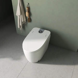 2025 nouveau bidet multifonctionnel personnalisé au sol nouveau siège intelligent <span class=keywords><strong>WC</strong></span> chauffant Type P maison hôtel toilette intelligente - Product Image 2