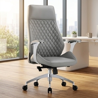 Chaise de bureau moderne de luxe avec dossier ergonomique en contreplaqué 9 plis, confortable, durable et écologique