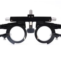 Monture d'essai optique classique en métal Aist Optics UTF 4880, équipement de test oculaire réglable 72g