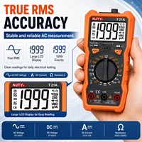Multimeter Digital Profesional dengan True RMS, Layar LCD Backlight, Penguji Multi-Fungsi, OEM, Dapat Disesuaikan, Bahan Plastik