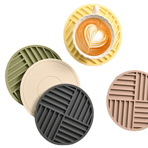Hot Sale Multipurpose Silicone Coasters Place Drying Mat Heat Resistant Pot Trivet <b>Table</b> Pad Non-Slip Dining - Product Image 1