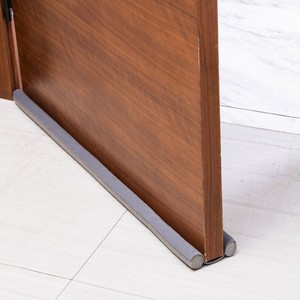 Door Bottom Sealing Strip 93x10cm Gray Soundproof Windproof Insect Proof For Door - Product Image 2
