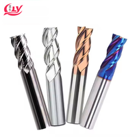 BWIN Solid Carbide Tipped Router Bits CNC Cutter Tool for Metal Milling Square Face End Mill with HRC 45/55/60/70