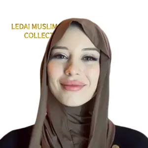 Ledai couvre-cou sur mesure guêtre casquette style hijab cravate string femmes musulmanes hijab écharpe