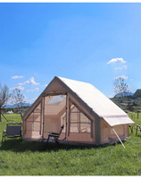 Grande tente de fête gonflable portable, imperméable, avec poteaux pneumatiques, pour le camping familial en plein air et les voyages