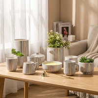 Vente en gros de pots en céramique pour plantes succulentes de jardin pour plantes d'intérieur pots de plantes décoratifs uniques pour plantes