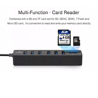 Adaptateur de bureau pour ordinateur portable, hub usb 4 en 1, HUB USB 2.0 externe, chargeur de répartiteur USB à 4 ports pour ordinateur portable