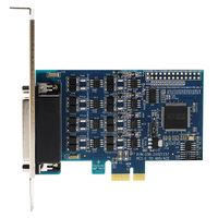 Tarjeta de puerto serie múltiple de alta velocidad PCI-E a 4 puertos 422/300bps-921.6Kbps RTS/CTS XON/XOFF
