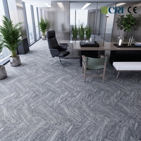Dalles de moquette en nylon tuftées, ignifuges, insonorisantes, pour bureaux commerciaux, hôtels, couloirs, hôtellerie, revêtements de sol modulaires, OEM