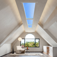 Plafonnier LED Artificiel Effet Ciel Bleu, Haute Luminosité, Installation Facile, Indice de Protection IP54, Idéal pour la Maison et le Bureau