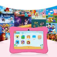 Tablette pour enfants Pritom K7 Pro 7 pouces, processeur Penta Core, 3 Go de RAM, 32 Go de ROM, voiture de sport, directement de l'usine, pour les jeux et les études des enfants