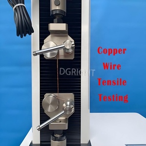 Analyseur en acier de résistance de fil d'aluminium de cuivre de contrôle par ordinateur 50KN équipement d'essai de traction en métal d'affichage numérique - Product Image 4