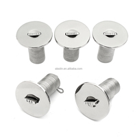Accessoires de bateau les plus vendus, matériel marin, bouchon de remplissage de carburant en acier inoxydable pour bateau