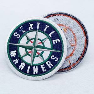 Нашивка с вышивкой логотипа футбольной команды «Сиэтл Маринс», вышитый дизайн, нашивка с узором для вышивки - Product Image 5