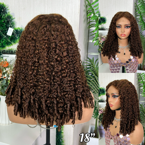 High Density 300% 5x5 Lace Closure <b>Wig</b> Super Double Drawn <b>Pixie</b> Curly 18inch SDD Human Hair <b>Wigs</b> for Black Women - Product Image 5