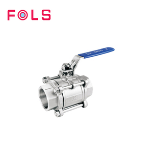Válvula de Bola Manual de Acero Inoxidable 304 PN16 DN15-80 con Rosca Macho de 2 Piezas FLQ911F-1 OEM Certificada ISO9001 para Medios - Product Image 1