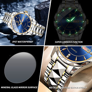 Montre étanche BINBOND, matériau durable pour une utilisation en plusieurs environnements, montre à quartz en acier inoxydable personnalisable - Product Image 6