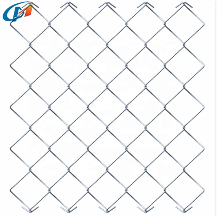 Panneaux de clôture de maillon de chaîne utilisés par clôture galvanisée et enduite de fil de cyclone de sécurité de murs d'enceinte