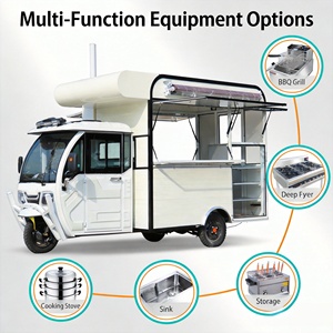 Carrito de Café Premium, Camión de Comida, Carrito de Café Móvil, Equipo para Negocios de Cafeterías - Product Image 2