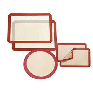 Alas panggang makanan Esensial, alat panggang & kue kering dapat digunakan kembali silikon anti lengket untuk mengulen adonan dapur bayi karton