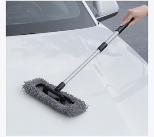Brosse de nettoyage de pare-brise de voiture télescopique et extensible, dégivreur de vitres, pour <span class=keywords><strong>lavage</strong></span> de voiture, en alliage d'aluminium, nouveau produit - Product Image 5