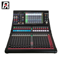 Console de mixage audio professionnelle 20 canaux pour scène, système sonore, contrôleur DJ karaoké, console audio alimentée, enregistrement USB en métal