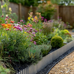 Bordatura Metallica per <span class=keywords><strong>Giardino</strong></span>, Robusta e Resistente per Aiuole <span class=keywords><strong>Fai</strong></span>-<span class=keywords><strong>da</strong></span>-<span class=keywords><strong>Te</strong></span> e Paesaggistica - Product Image 6