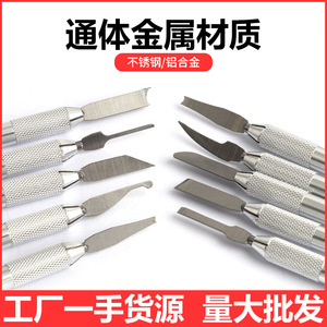 Stainless Steel Jewelry <b>Engraving</b> <b>Tools</b> Set For DIY Wax Carving And Sculpting With Angle Blades - Product Image 3