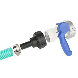 S60x6 Destekli Dikenli Bağlantı Parçası 2 inç Kaba Dişli Hortum Ucu, Bahçe Tarla Sulama Kimyasal Drenaj IBC Tank Adaptörü - Product Image 4