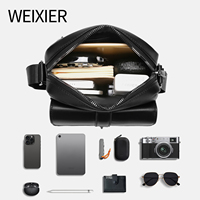 Sac Messager Homme en Cuir PU Style Vintage Grande Capacité – Prix de Gros