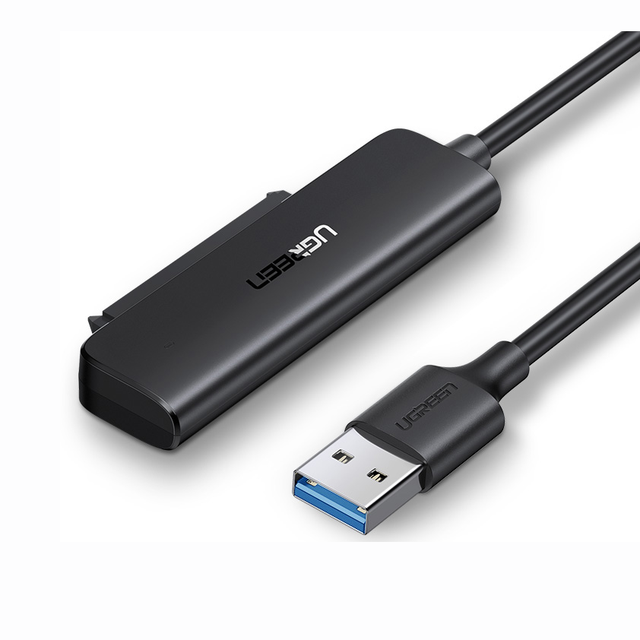 UGREEN SATA to USB 3.0 Adapter Cable for 2.5" SSD and HDD Hard Drive Adapter 5Gbps Support SATA III UASP