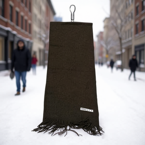 Long Tassel Scarf 33x180cm With Hook For Men Women Winter Fashion Accessory - Product Image 2