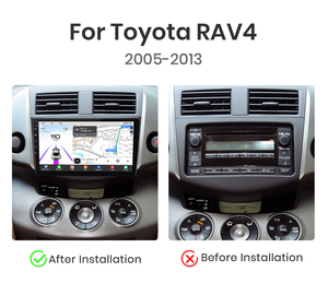 Junsun Radio de coche Android con Chip Qualcomm para Toyota RAV4 RAV <span class=keywords><strong>4</strong></span> 2007 2008-2011 Apple CarPlay estéreo 360 Cámara 1,8 Ghz - Product Image 2