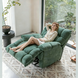 <span class=keywords><strong>Fauteuil</strong></span> inclinable électrique à bascule en tissu moelleux, <span class=keywords><strong>fauteuil</strong></span> inclinable réglable <span class=keywords><strong>pour</strong></span> salon - Product Image 1