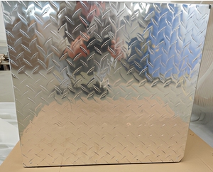 Aluminum Alloy Tool <b>Box</b> Diamond Plate Finish <b>Lockable</b> <b>Storage</b> Case - Product Image 2