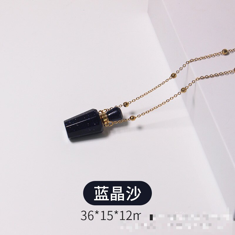 Forme de bouteille de grès bleu