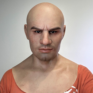 Máscara de Silicone de Alta Qualidade Arthur, Cobertura Completa do Rosto, Feita à Mão, Acessórios de Fantasia para Filmes e Festas de Halloween - Product Image 6