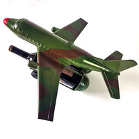 Modèles d'avions vintage en fer forgé, décorations pour le stockage de vin et de boissons, créatifs supports à vin, artisanat métallique pour la maison