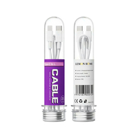 30 pièces cinq câbles de données différents compteur boîte d'affichage micro type c pour iphone à type c ensemble de câbles usb