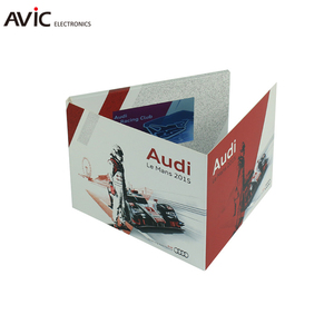 Regalo de <span class=keywords><strong>la</strong></span> promoción tarjeta de felicitación de vídeo personalizado 7 ''pulgadas LCD Video Brochure pantalla para el cliente - Product Image 2