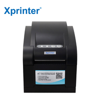 Impresora de Etiquetas Térmica Directa de Escritorio Xprinter XP-350BM de 3 Pulgadas, Impresora de Etiquetas de Rollo a Rollo con Impresora de Códigos de Barras USB