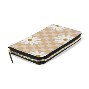 New Arrival Custom Hawaii Flower Design Multi-functional Ladies <b>Wallets</b> Fashion Card Cash Purses and Handbags <b>Wallet</b> for Women - Product Image 3