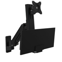 Meisonic T9-GA01KB – Support de clavier et moniteur pour machine-outil industrielle, bras articulé en alliage d'aluminium, multi-écrans