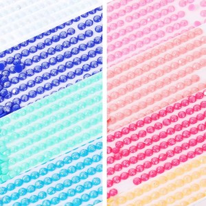Perles scintillantes rondes et carrées en pierre DIY, paillettes, poussière de fée, strass pour la peinture au diamant - Product Image 6