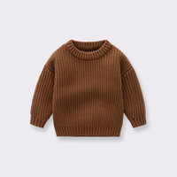 Ins pull pour bébé garçon et fille, manteau en tricot ample automne hiver