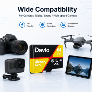 128GB <span class=keywords><strong>64GB</strong></span> Mini TF <span class=keywords><strong>SD</strong></span>-kaart V30 Plastic Compatibel met telefoon, gameconsole, camera, MP3, DVR - Product Image 2