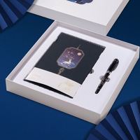Coffret Cadeau d'Affaires de Luxe : Flasque, Stylo USB, Carnet A5, Porte-Cartes de Visite, Souris Sans Fil – Personnalisable pour Entreprises