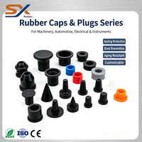 Bouchons et embouts d'étanchéité en caoutchouc silicone personnalisés OEM, résistants à la corrosion, dureté Shore A 30-90