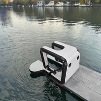 Dockstarter Tapis de lancement gonflable Hydrofoil Planche de surf Démarreur de quai gonflable pour les sports nautiques