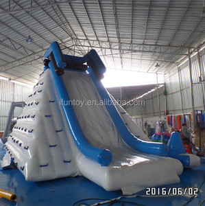Equipo <span class=keywords><strong>de</strong></span> juego <span class=keywords><strong>de</strong></span> agua Iceberg <span class=keywords><strong>de</strong></span> montaña <span class=keywords><strong>de</strong></span> escalada flotante con tobogán Pared <span class=keywords><strong>de</strong></span> escalada en roca inflable para campamentos/Resorts/grupos - Product Image 4